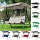 thumbnail image 4 of Cubierta de columpio Toystoory para 3 personas toldo de sombra patio, 4 of 6