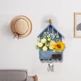 thumbnail image 4 of Wall Mounted Cabin Key Holder, Entryway Hooks Organizer with Decorative Design, Space Saving Multi Functional Home Storage Solution for Keys and Small Essentials, 4 of 6