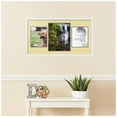 thumbnail image 2 of ArtToFrames Collage Photo Picture Frame with 1 - 11x14 and 2 - 8x10" Openings, Framed in White with Buttercup and Black Mats (CDM-3966-209), 2 of 8