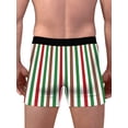 thumbnail image 4 of TheFound Men? S Slips de Sport Imprimés à la Taille Moyenne Boxer Slips, 4 of 7