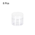 thumbnail image 3 of Unique Bargains 8Pack 150ml Clear Plastic Jars with White Lid Food Storage Containers for Kitchen, 3 of 5