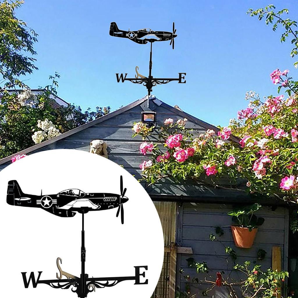 Weather Vane Roof Wind Direction Indicator Kit Metal Weathervane For
