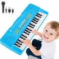 thumbnail image 1 of Teclado Eléctrico Drmukie de 37 Teclas con Micrófono para Niños, 1 of 6