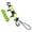 Green, variant on ZPAQI Scubas Diving Camera Anti-Lost Lanyard Strap Coiled Rope Proof Spring with Clip