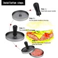 thumbnail image 4 of Hamburger Press - Perfectly shaped non-stick hamburger press patty, 4 of 5