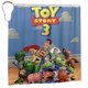 thumbnail image 2 of Cortina de ducha Toy Story, opaca, para baño, impermeable, resistente al moho, bloquea la privacidad, probador, patrón de impresión fina con diseño de patchwork, 72 x 72 pulgadas, talla única., 2 of 8
