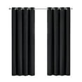 thumbnail image 4 of Better Homes & Gardens Velvet Grommet Blackout Single Curtain Panel, Black, 52" x 95", 4 of 7