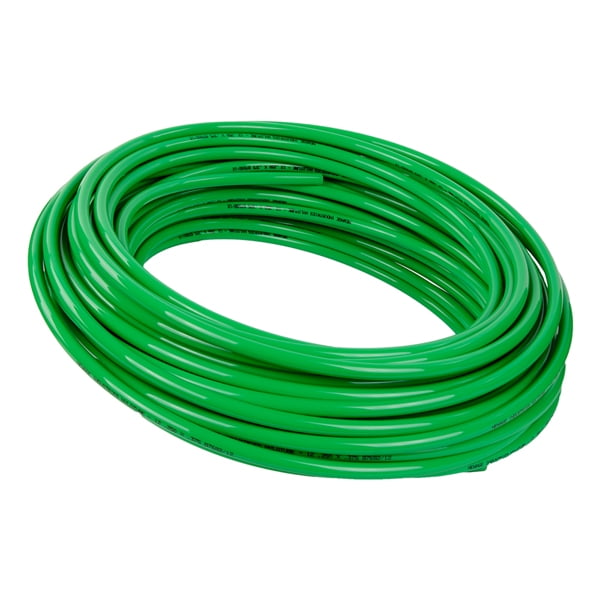 Hard Bendable SeverTemperature Green Opaque Plastic Tubing for