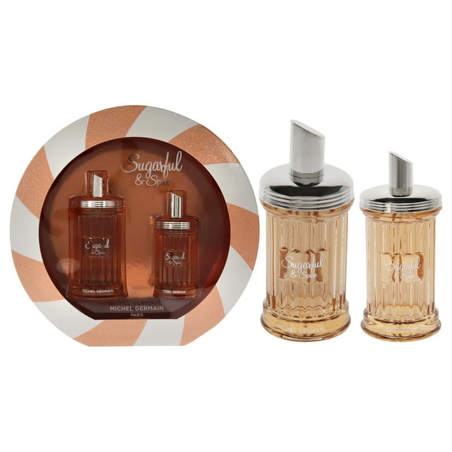 Set de regalo Sugarful and Spice Michel Germain para mujer 2 piezas vaporizador EDP 3,4 oz y vaporizador EDP 1,4 oz