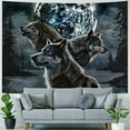thumbnail image 4 of Chilfamy  Eclipse Wolf Fleece Blanket for Bed - Eclipse Fleece Throw Blanket for Women, Men and Kids - Super Soft Plush Wolf Blanket Throw Plush Blanket Wolf Gifts 40x30inch, 4 of 6