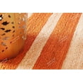 thumbnail image 2 of Chouhan Rugs Natural Jute Orange Lined Rug Bohemian Rug Decor Rug Handwoven Rug Custom Rug Decorative Rug, 2 of 8