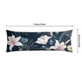 thumbnail image 6 of Colorful Boho Body Pillow Case 20x54 - Long Stretchy Pillow Cover with Hidden Zipper, Botanical Jungle Leaves Design, Easy to Maintain, 6 of 7