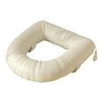 thumbnail image 1 of simhoa Toilet Seat Riser Easy to Clean Thicken Toilet Seat Pad for Seniors Patients Beige, 1 of 8