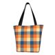 thumbnail image 1 of Easygdp Warm Orange Plaid Bolso de Hombro para Mujer, Bolso Bandolera y Cartera de Mano Elegante para Uso Diario, 1 of 6