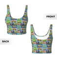 thumbnail image 4 of Yiaed Construction Machinery Print Ladies Waistcoat Women Sports Vest Vest Sports Women Sports Top Yoga Vest for women-X-Large, 4 of 8