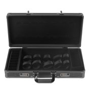 Anqidi Black Barber Tool Travel Case Stylist Hairdressing Toolbox Portable Clipper Trimmer Organizer Suitcase w/Lock