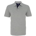 thumbnail image 1 of Asquith & Fox Polo Classique pour Hommes Coupe Contrastée, 1 of 2
