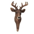 thumbnail image 4 of Sika Deer Single Wall Hook, Resin Material Animal Shaped Coat Hat Hook Beautiful Practical Multi Purpose   For Hotel, 4 of 8