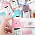 thumbnail image 3 of Yeacher Calculator Electronic 8-Digit Bear Compact Mini Lightweight Portable Handheld Calculator for Students Home, 3 of 8