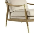 thumbnail image 4 of Modway Langford Performance Velvet Accent Armchair in Almond Walnut, 4 of 9