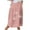 Pink, variant on EINCcm Women's Elastic High Waist Long Skirts Plus Size Casual Loose Skirts with Pockets Pleated A-Line Maxi Swing Skirt