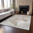 thumbnail image 6 of Addison Rugs Mayfield Washable Transitional Geometric Taupe Rectangle Rug, 9' x 12', 6 of 6