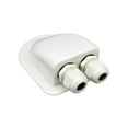 thumbnail image 1 of Double Wire Entry Gland Box Solar Panel Roof Wire Entry Gland Box Cable Motorhome White Double Hole RV Yacht Car Accessories New ,RV Tool, 1 of 6