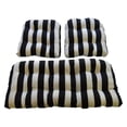 thumbnail image 2 of Cintbllter Resort Spa 3-Piece Wicker Cushion Set: 41” Loveseat & 19” U-Shape, UV & Fade Resistant, 2 of 2
