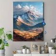 thumbnail image 4 of Impressionist Mountain Landscape Canvas Print Wall Art for Living Room Office Dining Room Hallway, 4 of 8