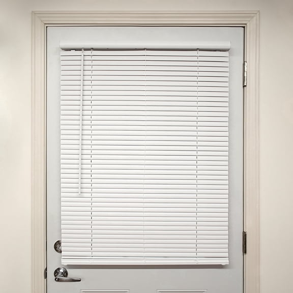 Lumino 1" Magnetic Vinyl Blinds, White, 34"W x 60"L