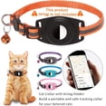 thumbnail image 4 of Reflective Cat Collar Compatible With Air Tag, Gps Cat Collar With Bell, Safety Buckle And Waterproof Air Tag Holder, 4 of 5