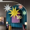 thumbnail image 3 of New Year 3D Props Shower For Home Wedding Hanging Ornaments Christmas Decoration Paper Star Lantern Party Supplies GOLD, 3 of 8
