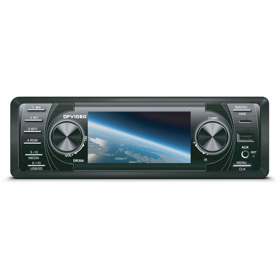 Open Box DP Audio 3" Video and MP3/FM Stereo Receiver (DR304)