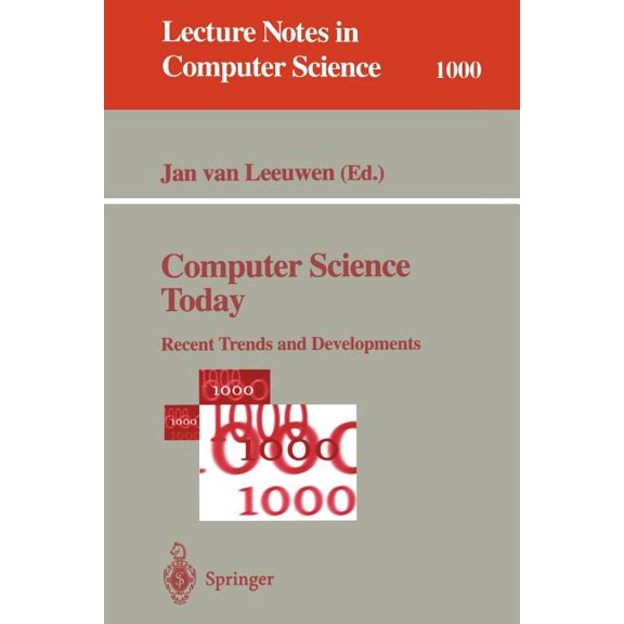 Lecture Notes in Computer Science Computer Science Today, Book 1000, (Paperback)