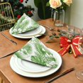 thumbnail image 3 of Iauyy Satin Napkins Set of 4- Hawaiian Pattern 1 DIY Printing Decoration Cloth Napkin- Easy Care for Home/Party, 3 of 8