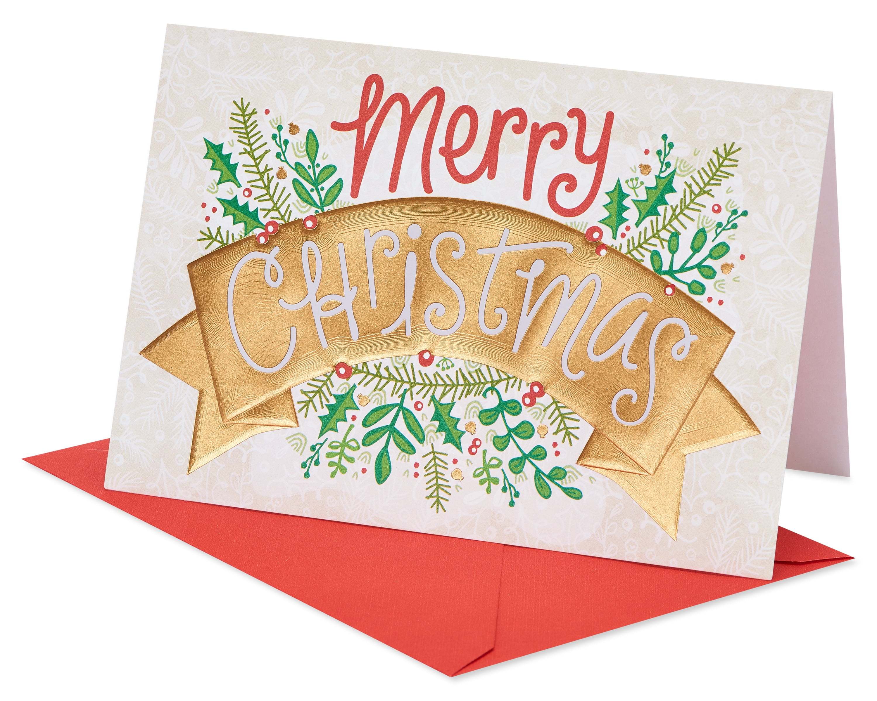 American Greetings Christmas Card (Garland)