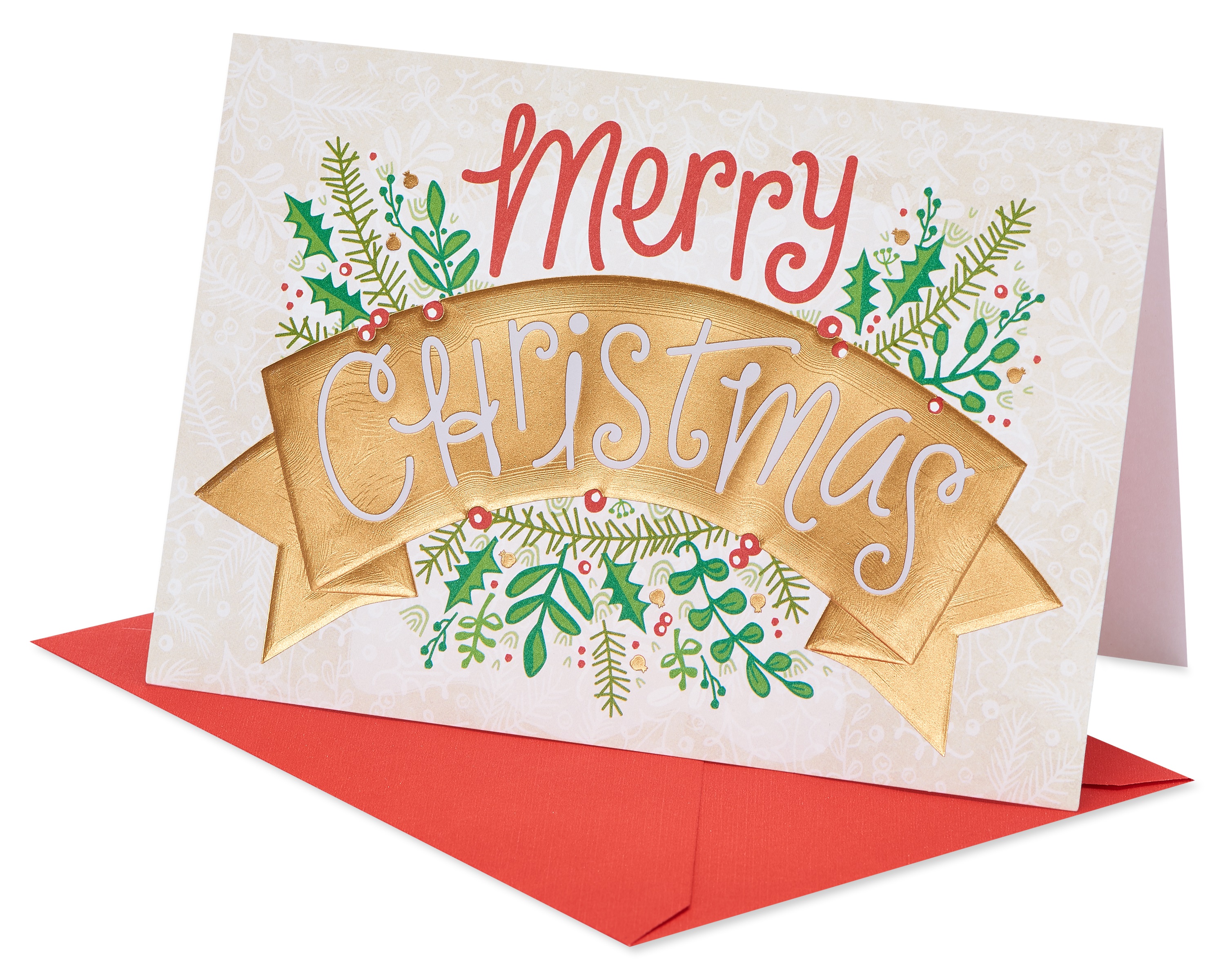 American Greetings Christmas Card (Garland) - Walmart.com - Walmart.com
