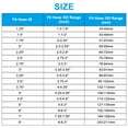 thumbnail image 5 of Uxcell T-Bolt Hose Clamps with Spring, 4 Pack 304 Stainless Steel Adjustable Worm Hose Clamp for 3" Hose ID, 5 of 6