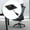 square 14x14cm, variant on Colaxi Office Chair Tilt Control Seat Mechanism Lift Lever Handle Sturdy Height Adjustable Heavy Duty for Bar Stool Furniture Chairs round 8x8cm