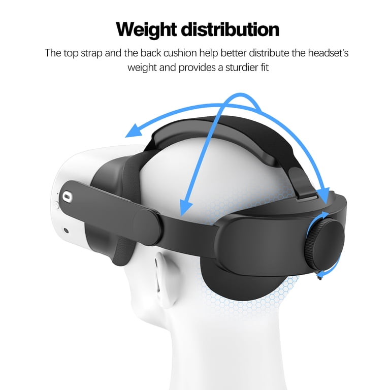 Prociv VR Headset Attachment, Elite Strap Replacement, Adjustable