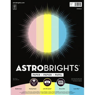 Astrobrights Colored Paper, 8.5 x 11, 24 lb./89 gsm, Primary Assortment,  120 Sheets