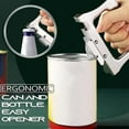 thumbnail image 1 of Abrelatas y abrebotellas multifuncional - Herramienta de acero inoxidable resistente para latas, cerveza, botellas - empuñadura ergonómica, abrebotellas de cocina y de viaje de 11 cm, 1 of 9