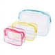 thumbnail image 5 of Bolsa de cosméticos de PVC grueso para exteriores, bolsa de artículos de tocador transparente, bolsa de almacenamiento de viaje, bolsa de artículos de tocador portátil, impermeable y a, 5 of 5