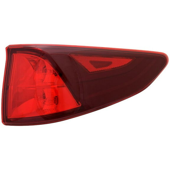 Right Outer Tail Light Assembly - Compatible with 2023 - 2025 Honda Odyssey Mini Passenger Van 2024