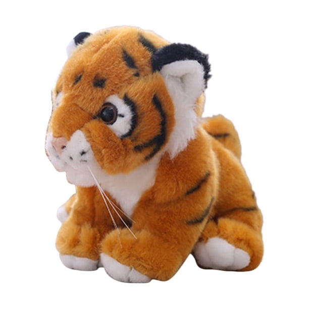 FELTECHELECTR 1 muñeca de peluche de 18 cm de dibujos animados de simulación de tigre de peluche de juguete para niños