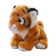 thumbnail image 1 of FELTECHELECTR 1 muñeca de peluche de 18 cm de dibujos animados de simulación de tigre de peluche de juguete para niños, 1 of 6