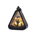 thumbnail image 2 of Halloween Lantern 4.5 Inch Spooky Halloween Decor Battery Powered Light Halloween Centerpiece for Indoor Home Porch Shelf Halloween Party Decor 1 Count, 2 of 4