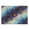 thumbnail image 1 of Lotus Cutting Board, Gradient Diagonal Mystic Geometric Alchemy Trippy Motif Ornaments, Decorative Tempered Glass Cutting and Serving Board, Large Size, Multicolor, by Ambesonne, 1 of 1