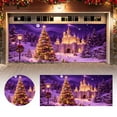 thumbnail image 2 of Christmas Garage Banner Garage Door Hanging Fabric Banner for Holiday Outdoor Indoor Festive Party and Home Entryway Seasonal Embellishment, 2 of 6