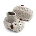 thumbnail image 6 of Tisuna Infant Unisex Baby Walking Shoes Bear Print Soft Slip Easy On Sneakers Fashion Cute Winter Kids Sock Booties Grey Size 0-6 Months, 6 of 7